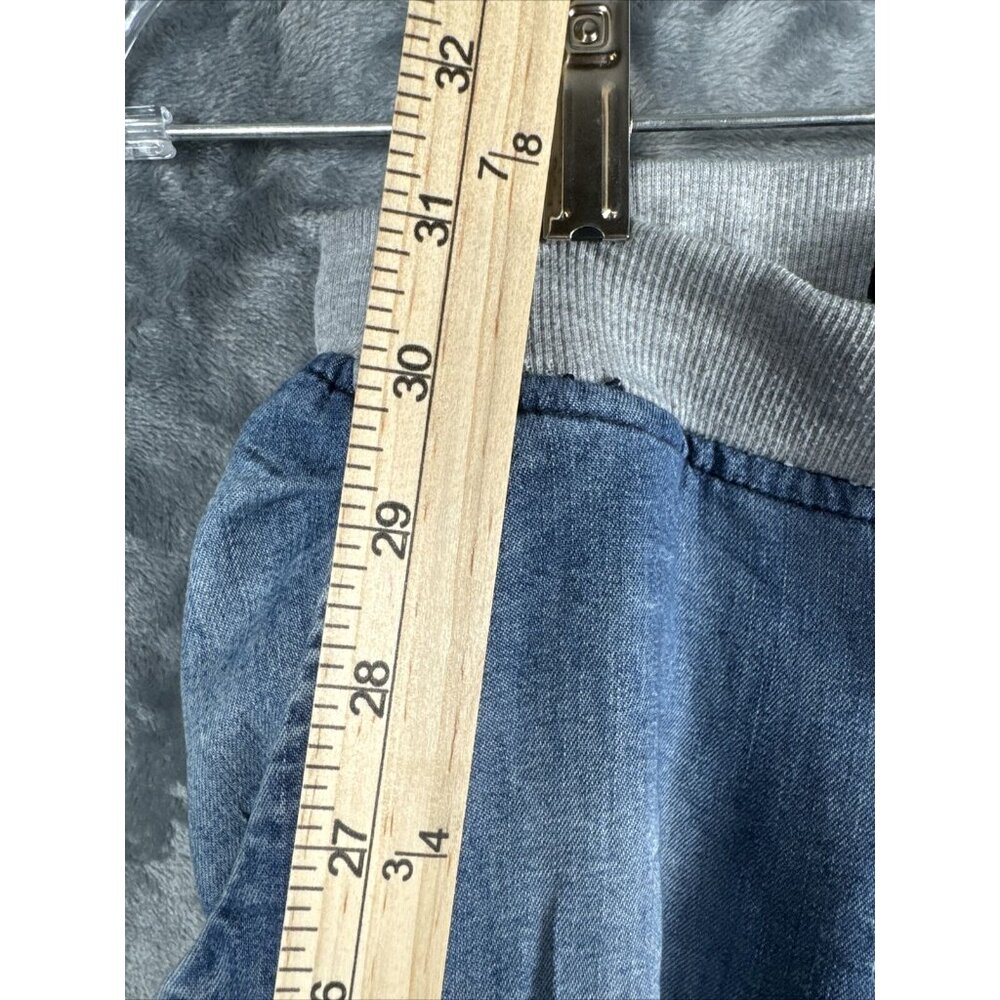 Rue 21 Pants Girls Small Distressed Soft Blue Joggers - Picture 9 of 11